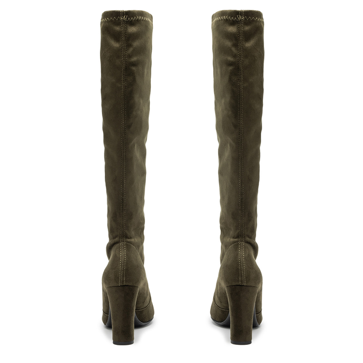 Kozaki R.Polański 761/K - Zielony Zamsz