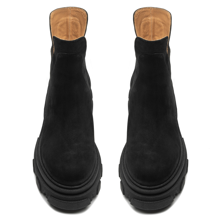 Botki R.Polański 1242 - Czarny Nubuk