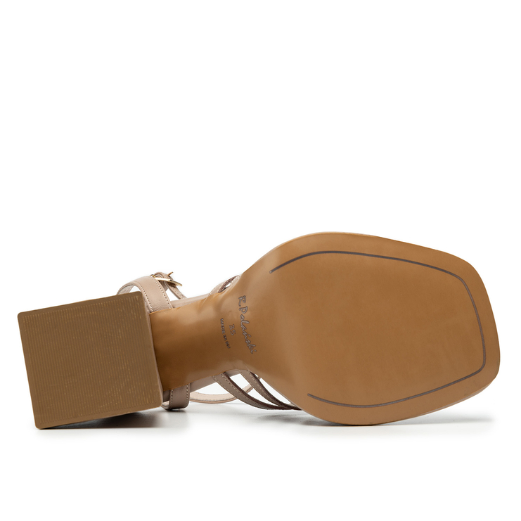 Sandały R.Polański 1457 - Różowy Lico