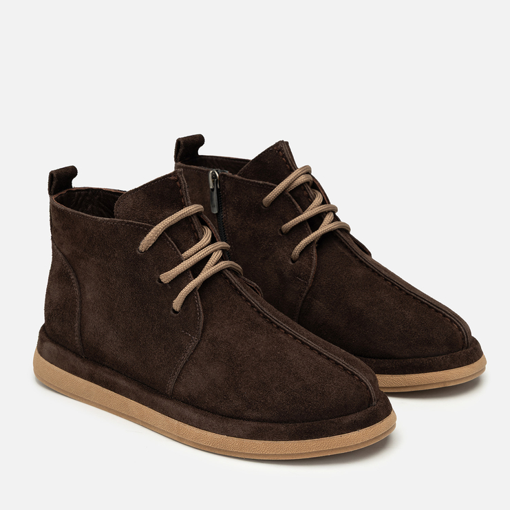 Botki R.Polański 2229 - Brązowy Zamsz