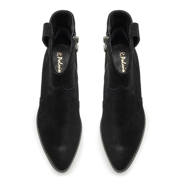 Botki R.Polański 1800 - Czarny Zamsz