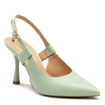 Sandały R.Polański 1442 - Zielony Polina 586 Lico