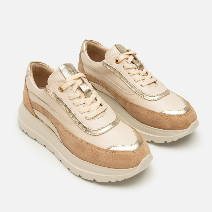 Sneakersy R.Polański 2150 - Beżowy