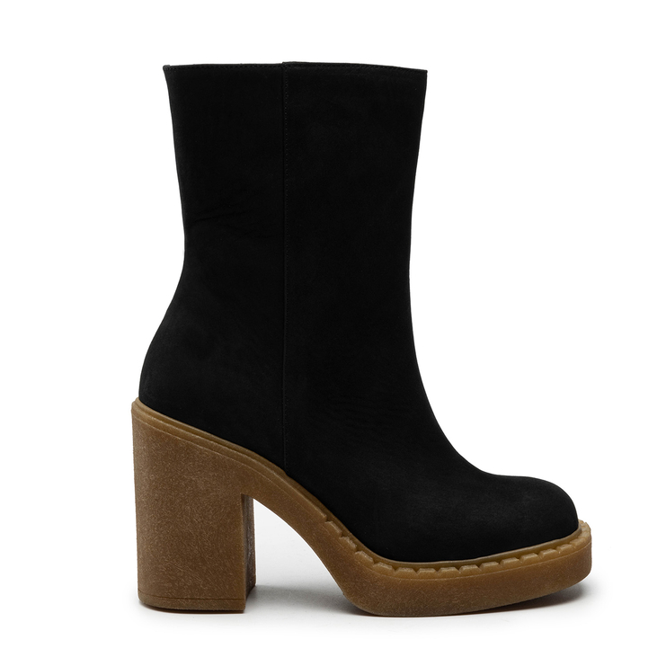 Botki R.Polański 1586 - Czarny Nubuk