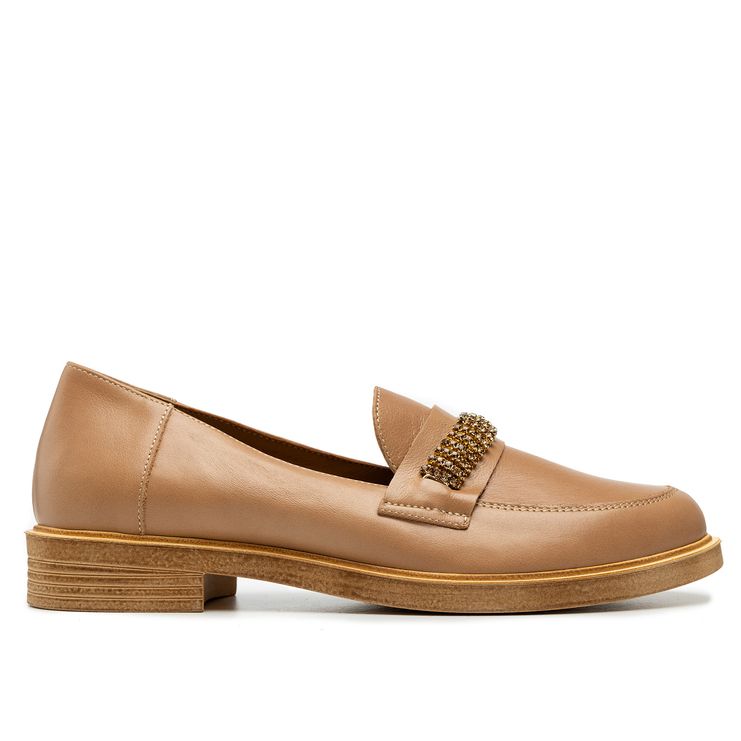 Mokasyny R.Polański 1902 - Camel Lico