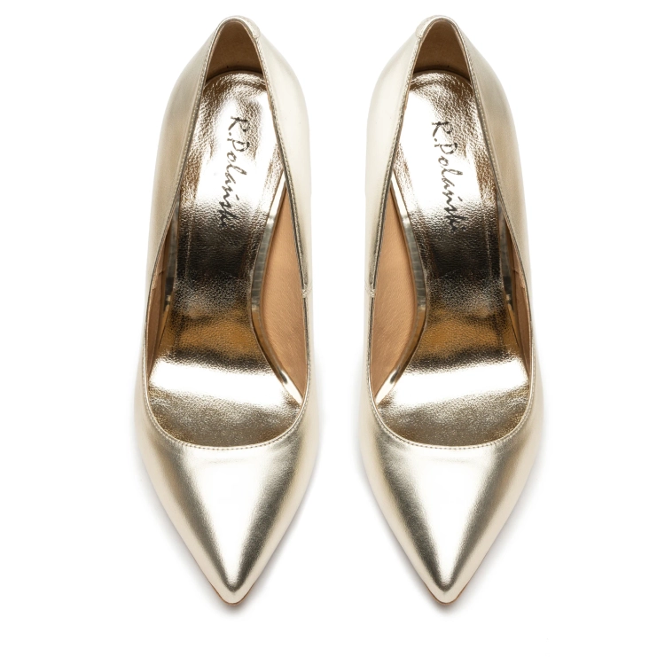 Czółenka R.Polański A001 - Złoty Lico