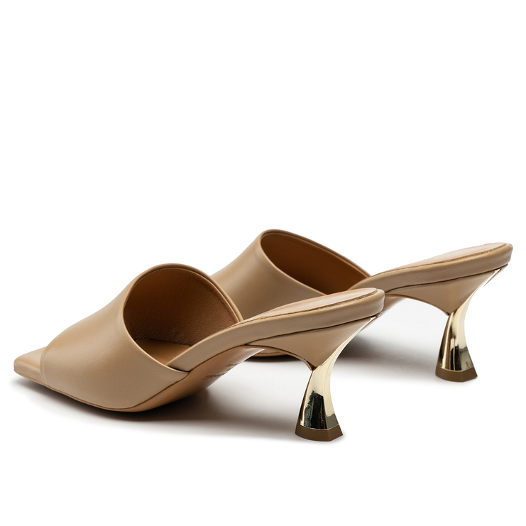 Klapki R.Polański 1236 - Camel Lico