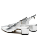 Sandały R.Polański 1120 - Srebrny Lico