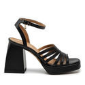 Sandały R.Polański 1457 - Czarny Polina 550 Lico