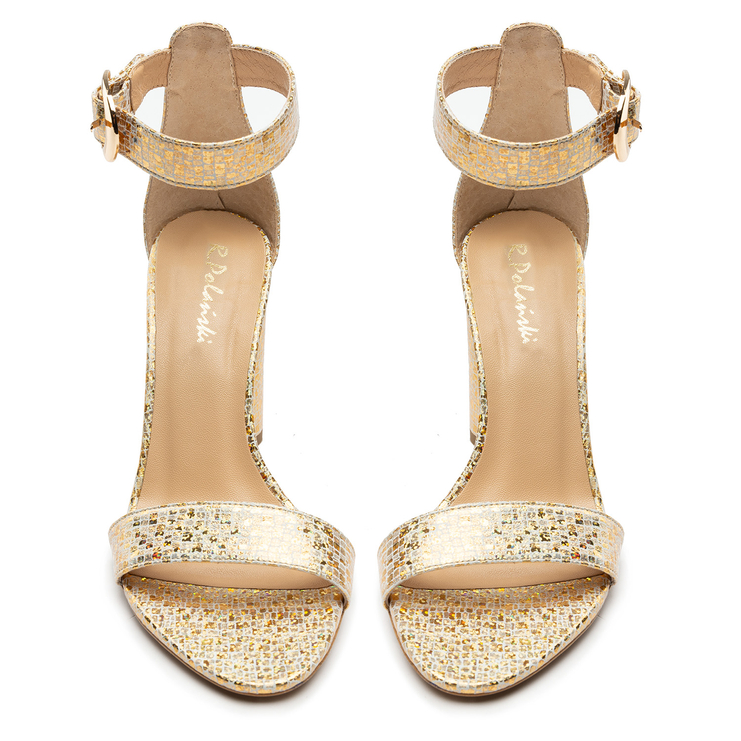 Sandały R.Polański 876 - Złoty Carnivale
