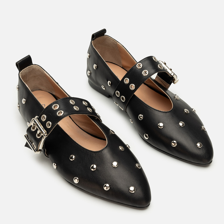 Baleriny R.Polański 2161 - Czarny Lico