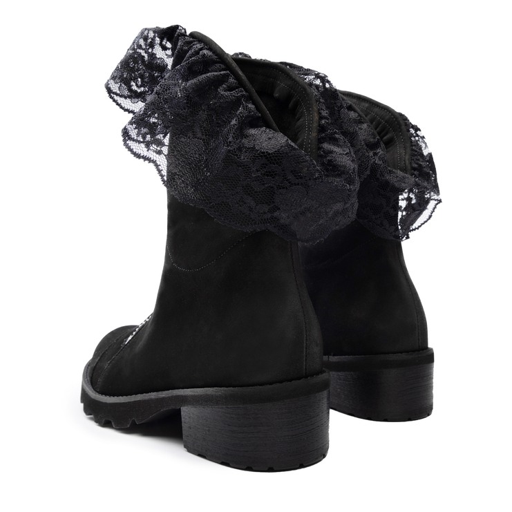 Botki 887 - Czarny Nubuk