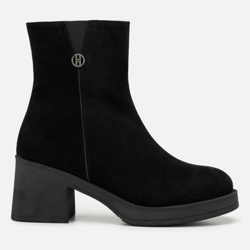 Botki R.Polański 2253 - Czarny Zamsz