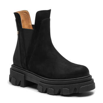 Botki R.Polański 1242 - Czarny Nubuk