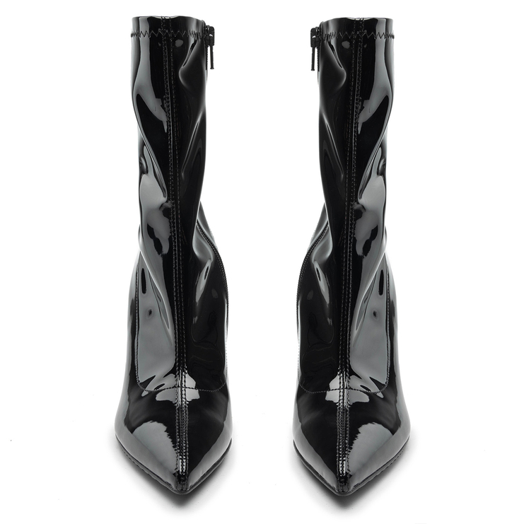 Botki R.Polański 1360 - Czarny Lakier