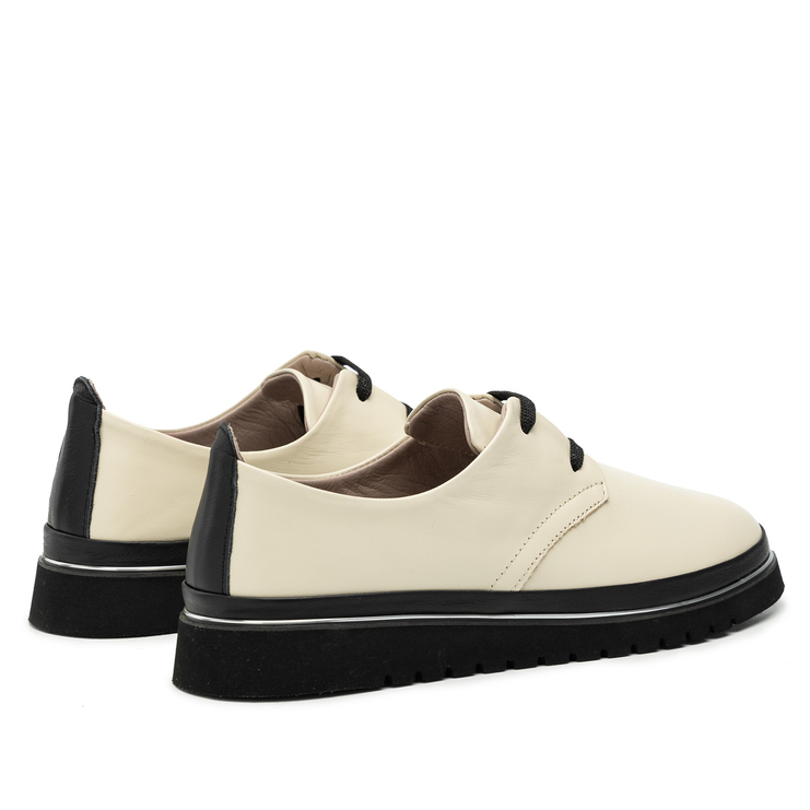 Półbuty R.Polański 2090 - Beżowy Lico