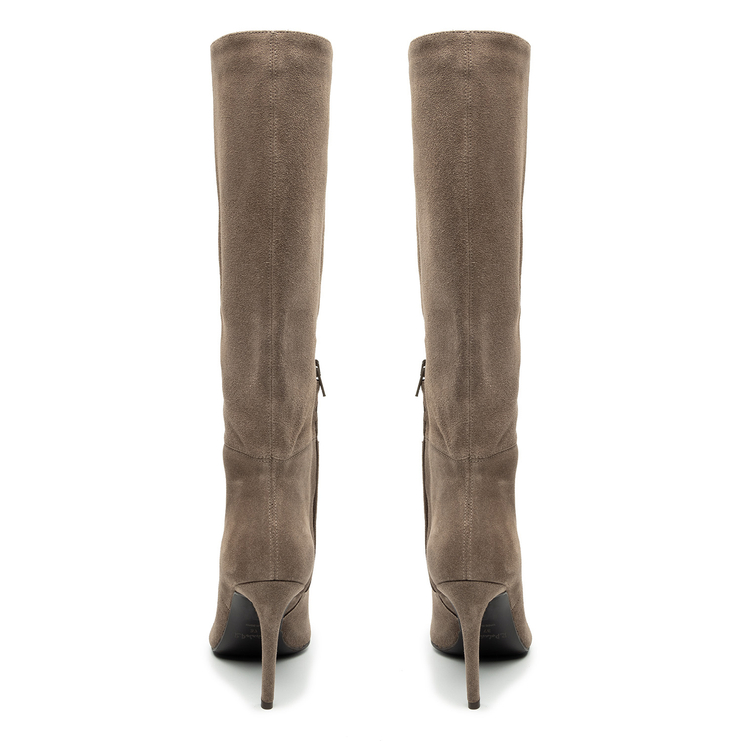 Kozaki R.Polański 1717 - Brązowy 258 Zamsz