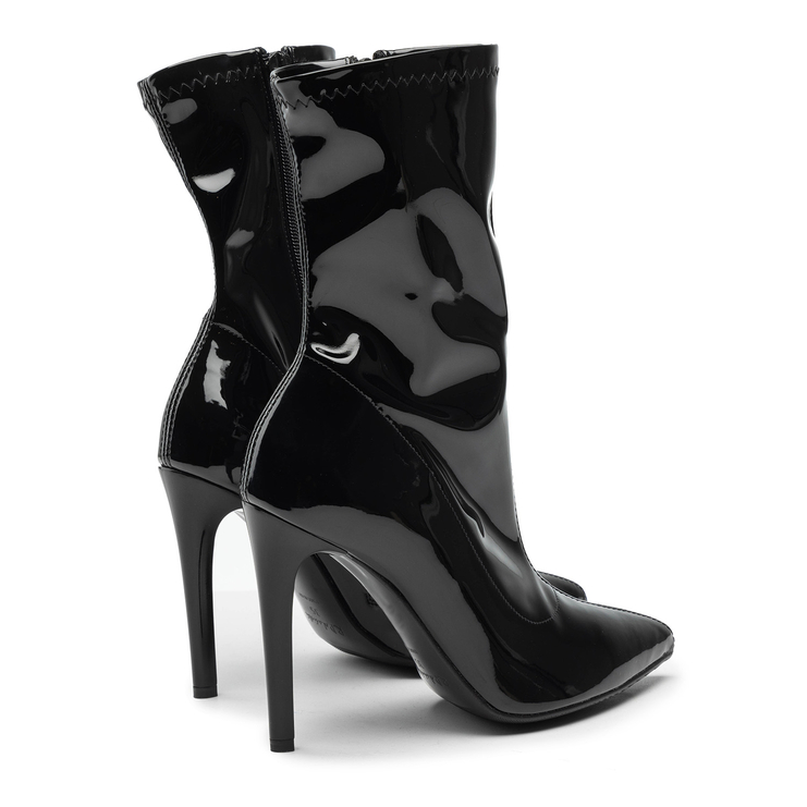 Botki R.Polański 1360 - Czarny Lakier