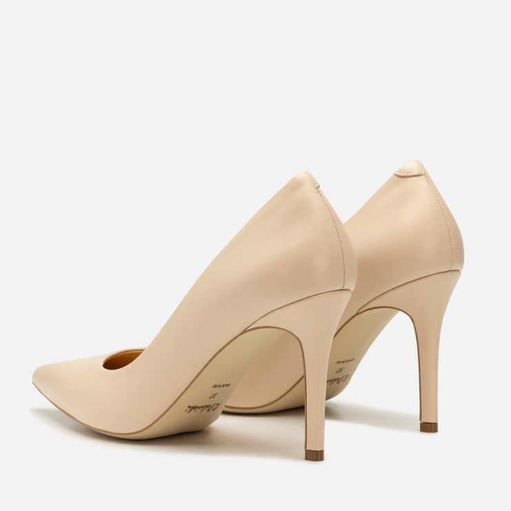 Szpilki R.Polański 2176 - Beżowy Lico