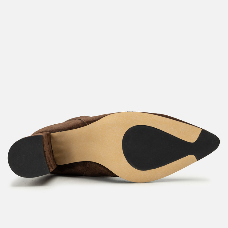 Kozaki R.Polański 2238 - Brązowy Zamsz