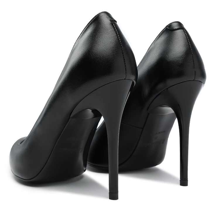 Czółenka A001 - Czarny Lico