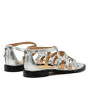 Sandały R.Polański 1642 - Srebrny Lico