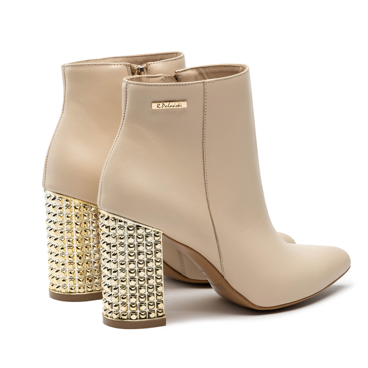 Botki R.Polański 895/A - Beżowy Lico