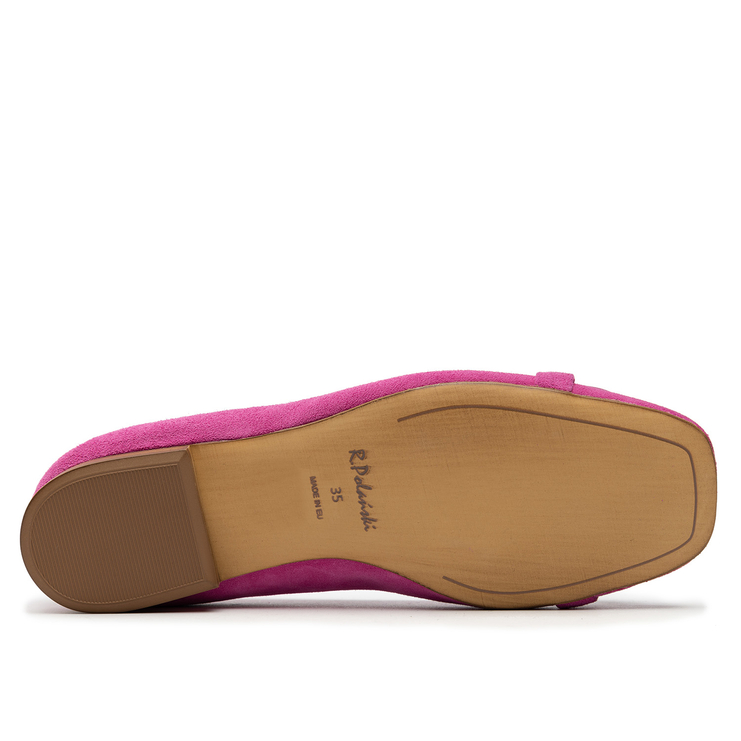 Baleriny R.Polański 1611 - Magnolia Zamsz