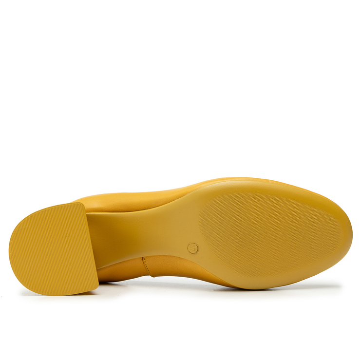 Czółenka R.Polański 2051 - Mustard Lico