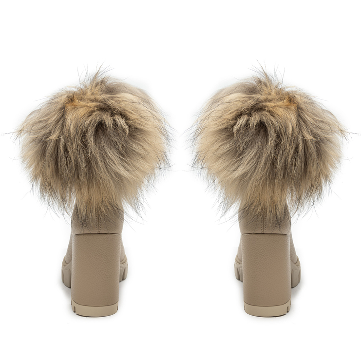 Botki R.Polański 1534 - Beżowy Icar Lico