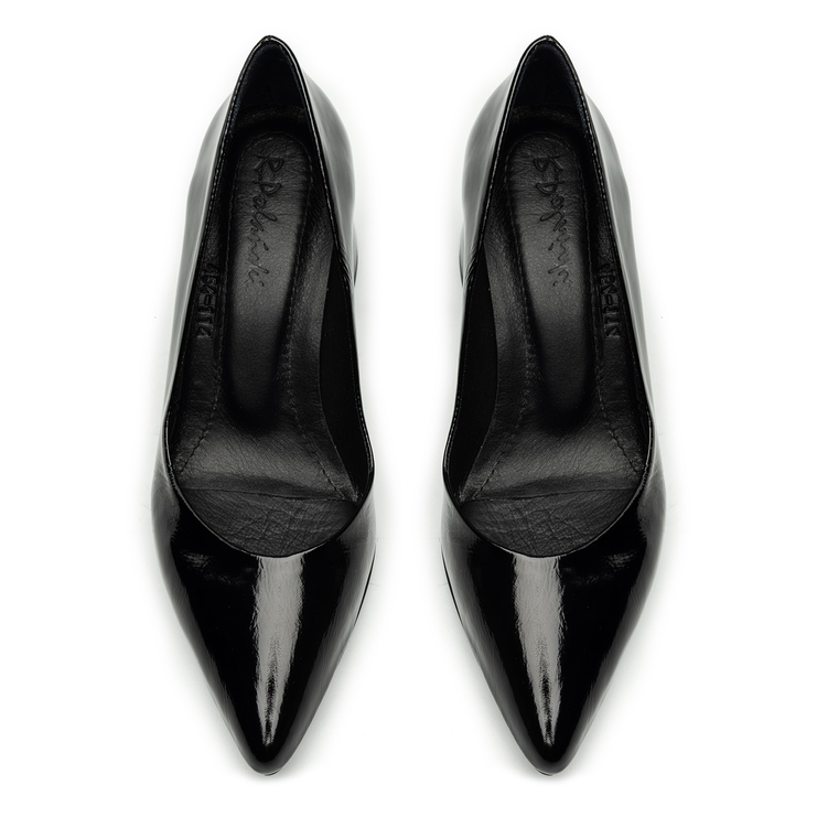 Czółenka R.Polański 2050 - Czarny Naplak