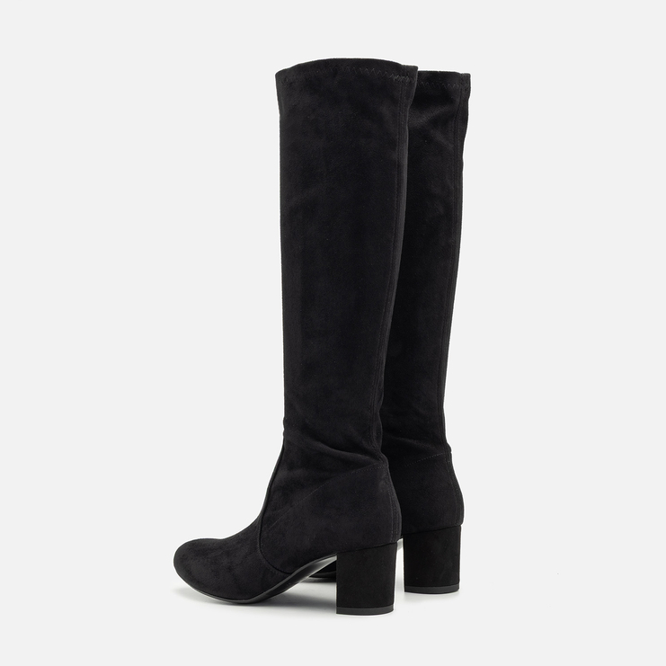 Kozaki R.Polański 802/K - Czarny Zamsz