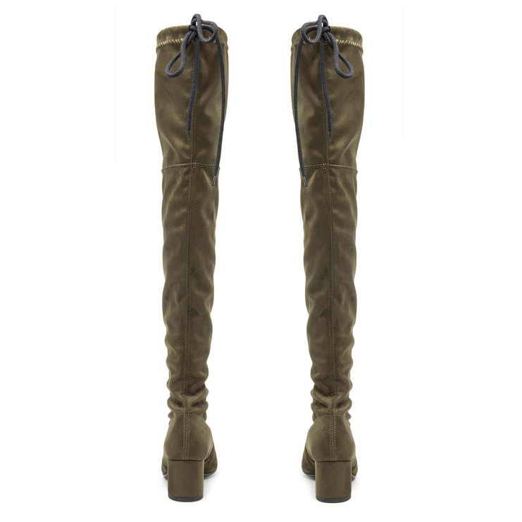 Muszkieterki R.Polański 802 - Zielony Zamsz