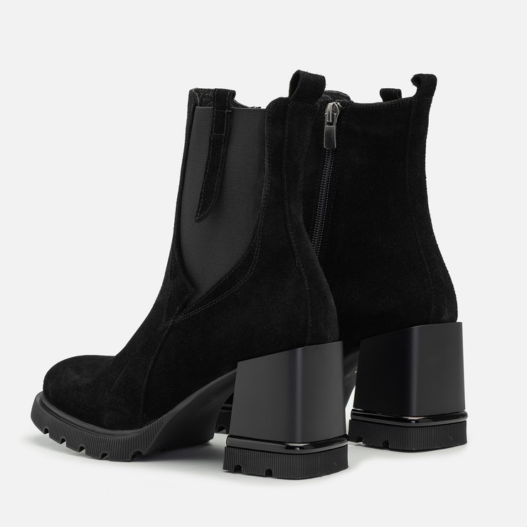 Botki R.Polański 2252 – Czarny Zamsz