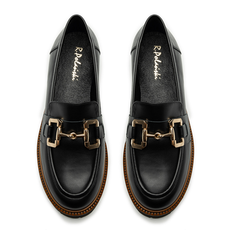 Półbuty R.Polański 1602 - Czarny Polina 550 Lico