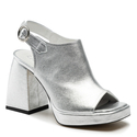 Sandały R.Polański 1496 - Srebrny Lico
