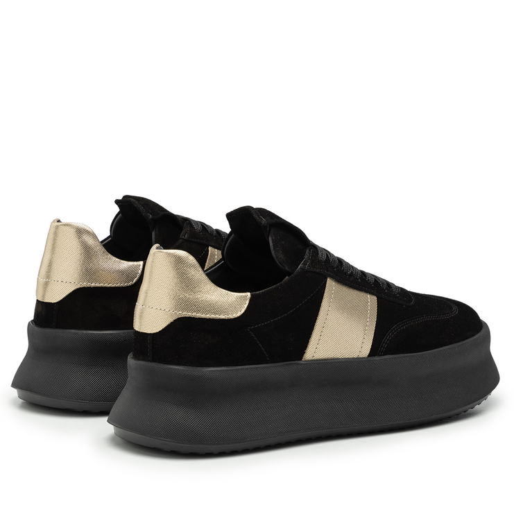 Sneakersy R.Polański 2108 - Czarny Zamsz