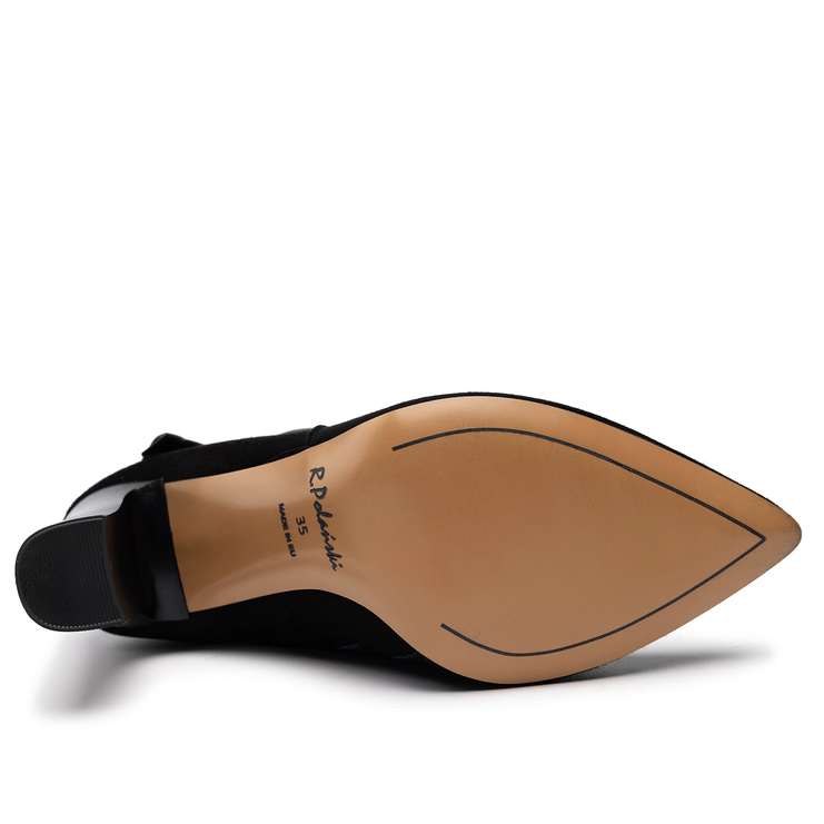 Botki R.Polański 1169 - Czarny Zamsz