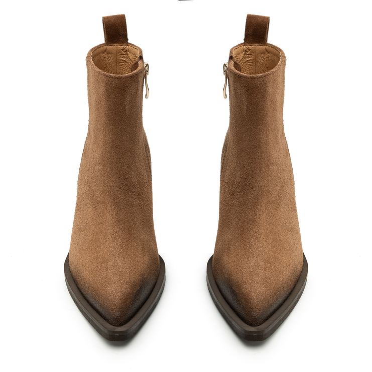 Botki R.Polański 1867 - Tabacco Zamsz