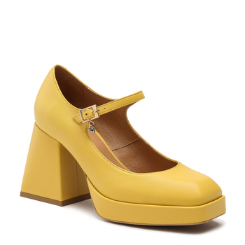 Czółenka R.Polański 1453 - Żółty Polina 253 Lico