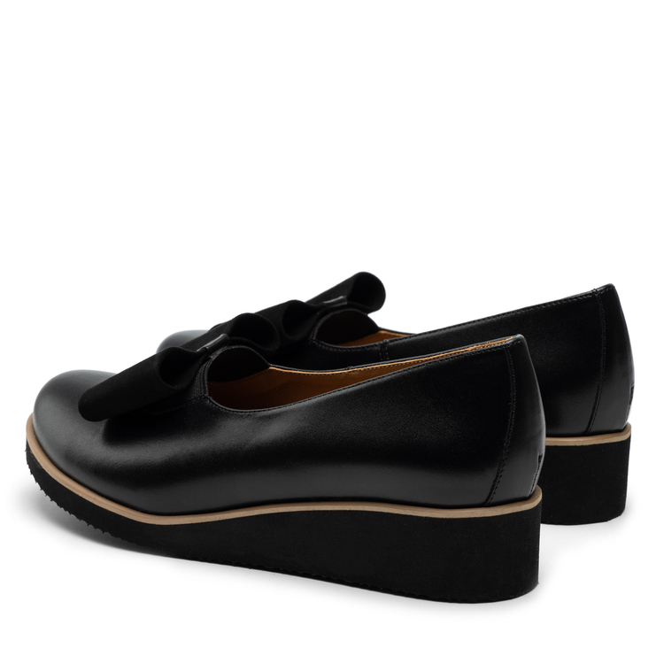 Półbuty R.Polański 1125 - Czarny Lico Comfort