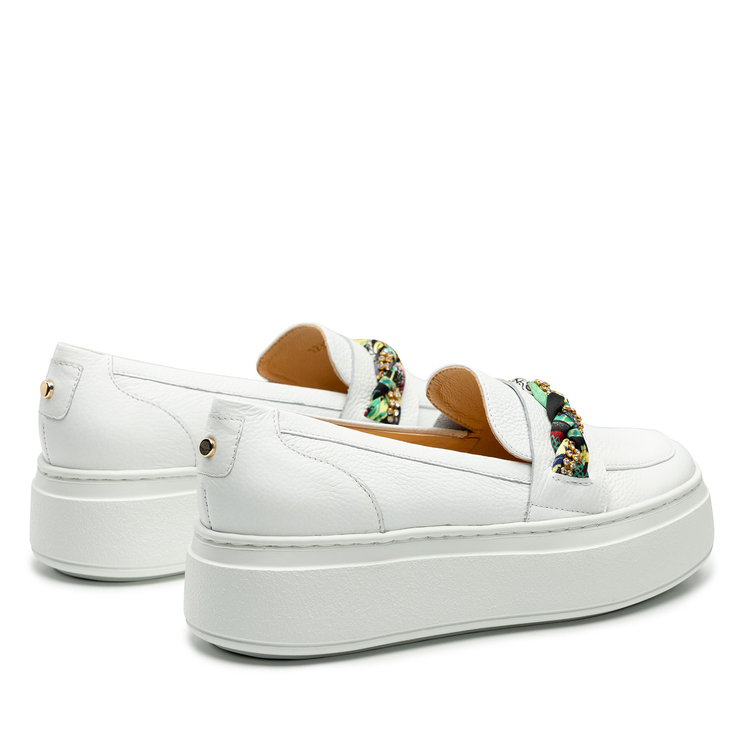 Półbuty R.Polański 1913 - Biały Lico