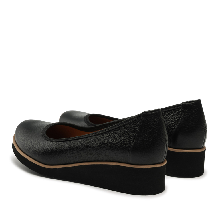 Półbuty R.Polański 1126 - Czarny Lico Comfort