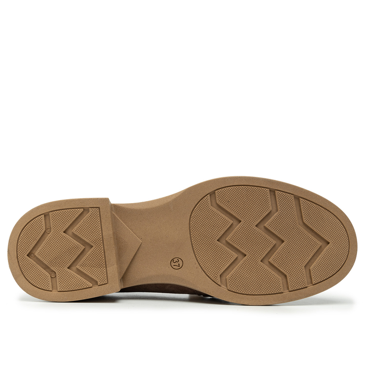 Półbuty R.Polański 2088 - Jasny Brązowy Zamsz