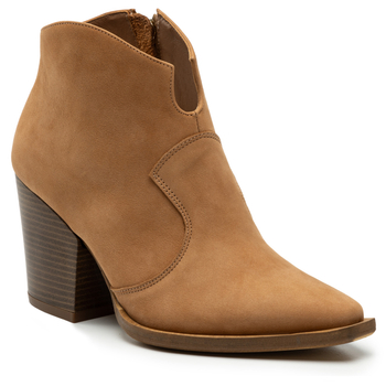 Botki R.Polański 1026 - Camel Nubuk