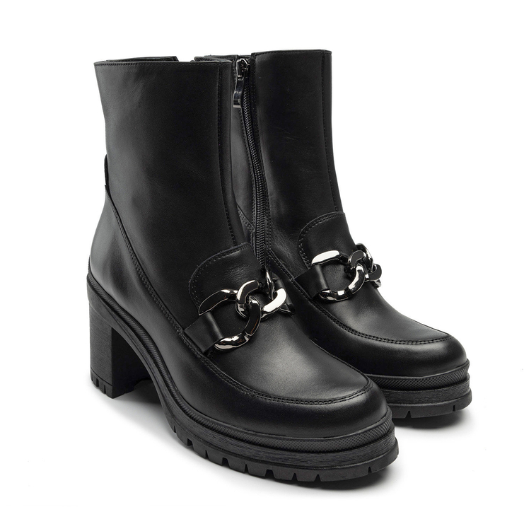 Botki R.Polański 1363 - Czarny Lico