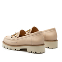Półbuty R.Polański 1602 - Beżowy Nude TST Lico