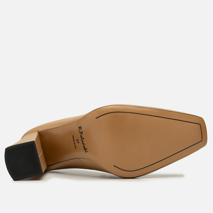 Czółenka R.Polański 1673/A - Camel Lico/Czarny