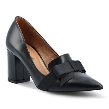 Czółenka 859 - Czarny Lico