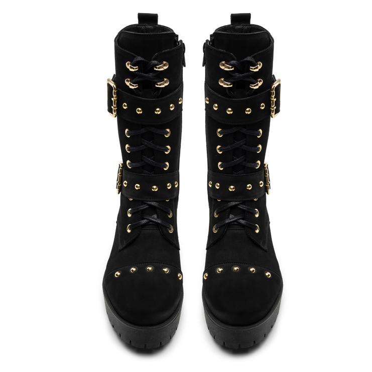 Trapery R.Polański 1172 - Czarny Nubuk